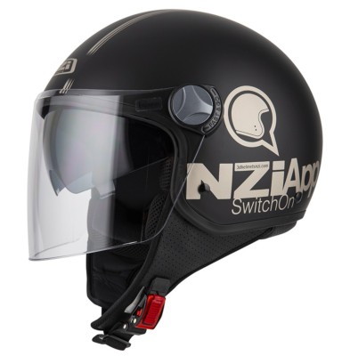 Casco NZI CAPITAL 2 DUO SWITCH BLACK/BROWN MATT