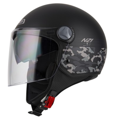 Casco NZI CAPITAL 2 DUO TARGET BLACK MATT