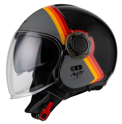 Casco NZI RINGWAY DUO SKYLINE Negro/Antracita