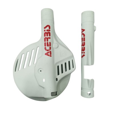 Protector de disco delantero Acerbis blanco para KTM GS 125 250 350 1987