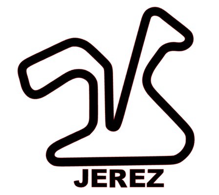 Adhesivo CIRCUITO JEREZ 12 CM.