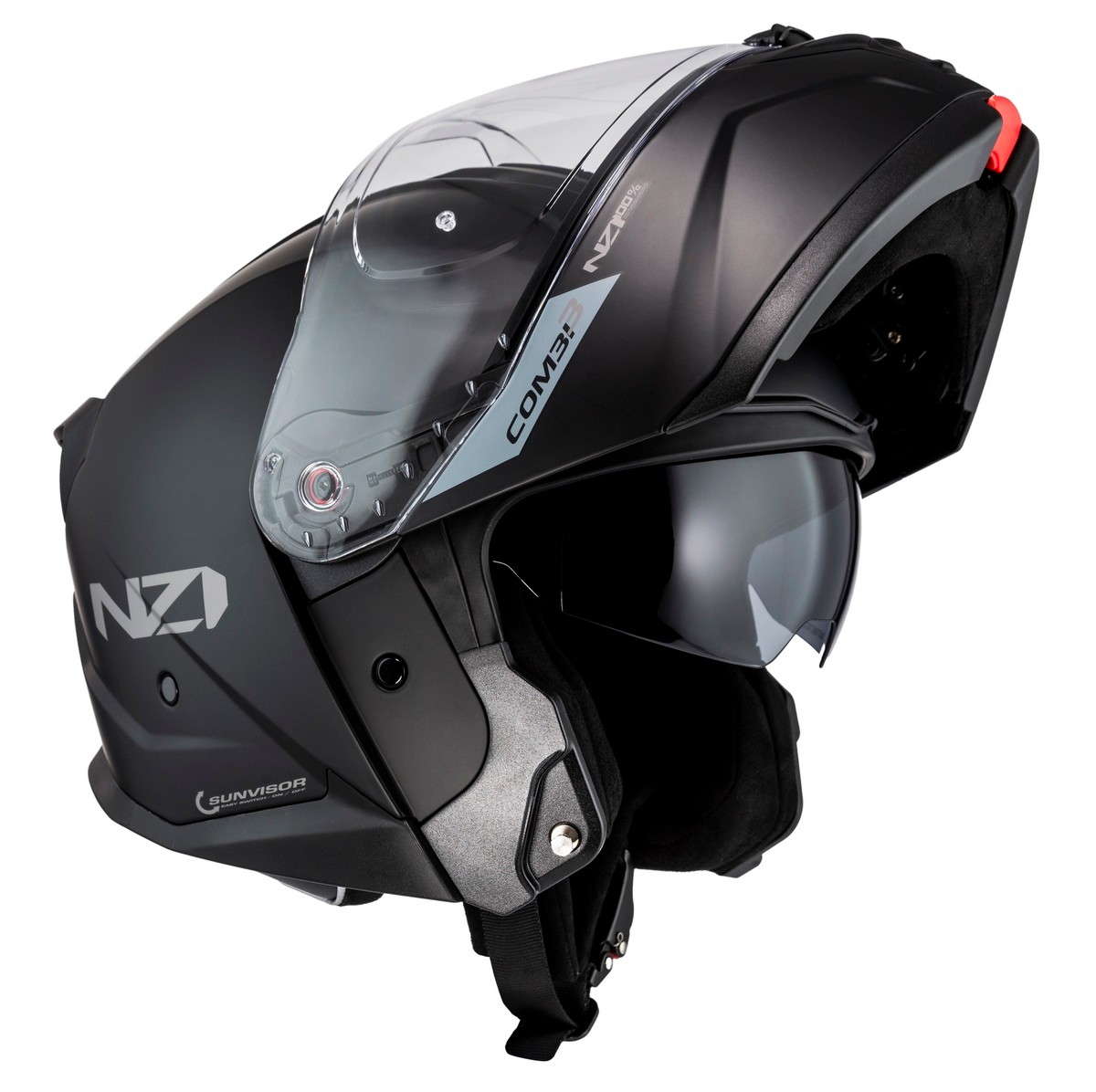 Casco modular abatible NZI COMBI 3 en color negro 8