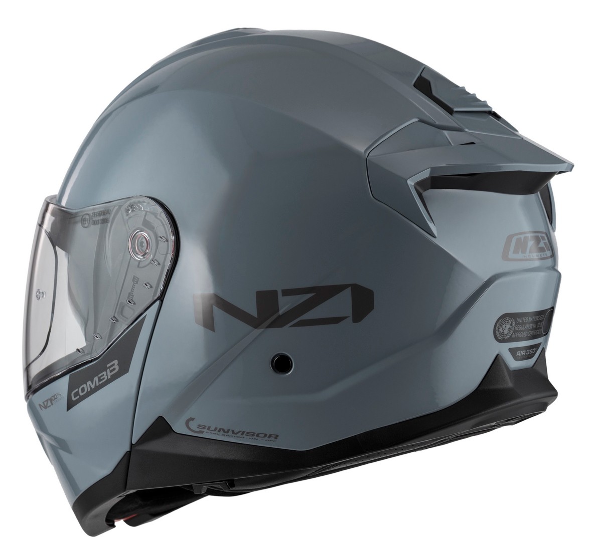 Casco NZI Combi 3 DUO Gris Nardo 6