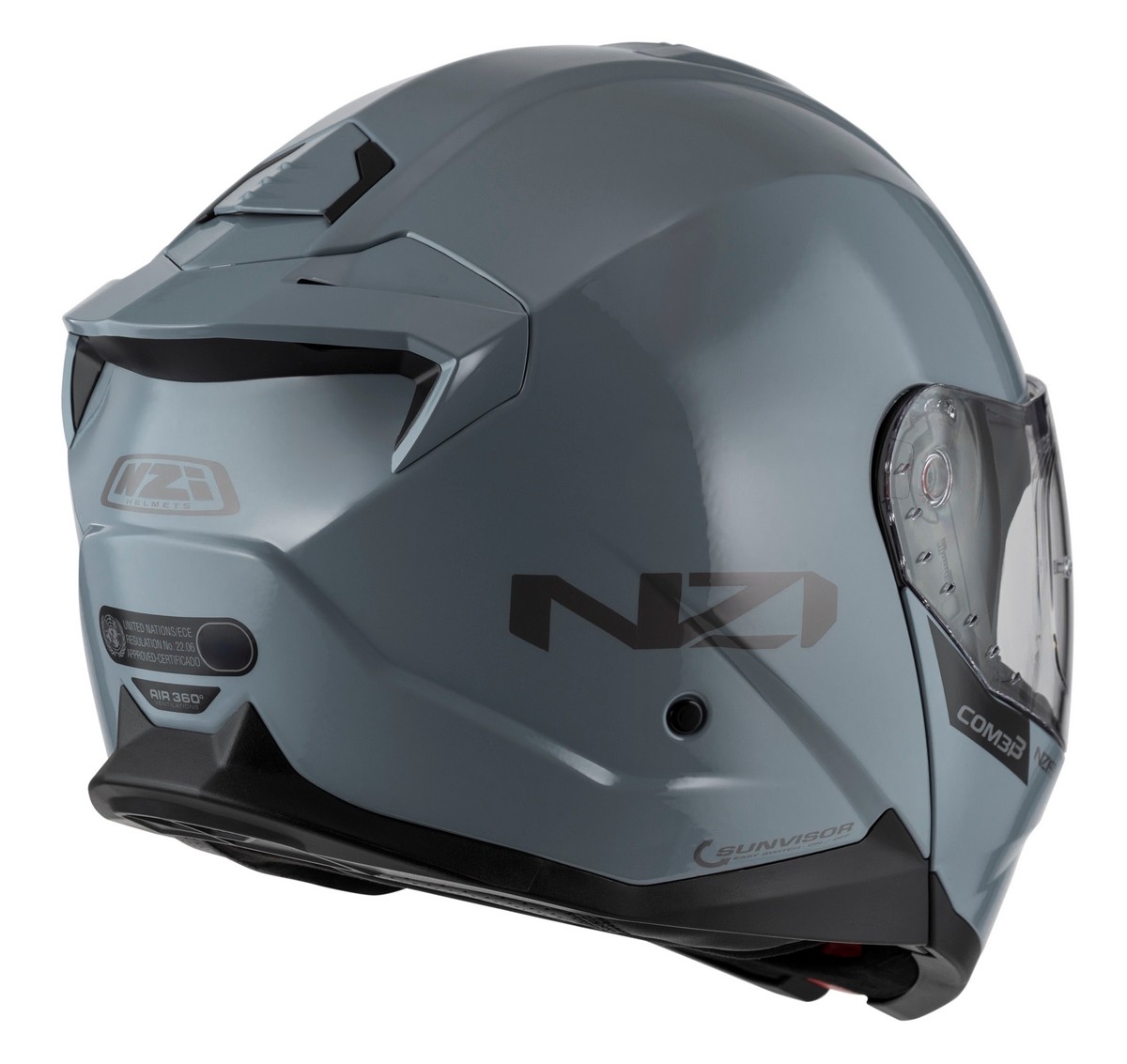 Casco NZI Combi 3 DUO Gris Nardo 4