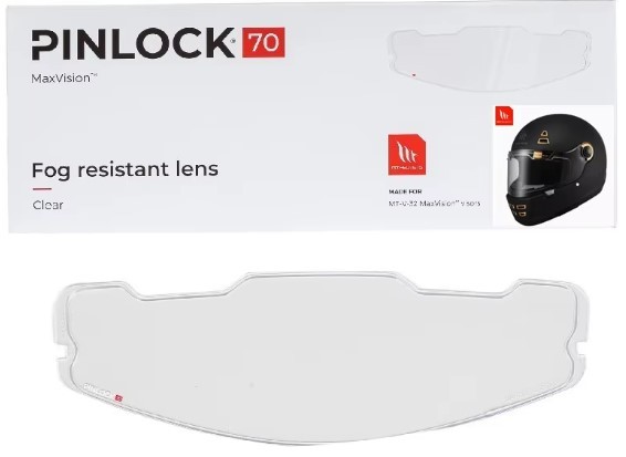 Pinlock 70 Transparente Max Vision MT V-32 DKS 479
