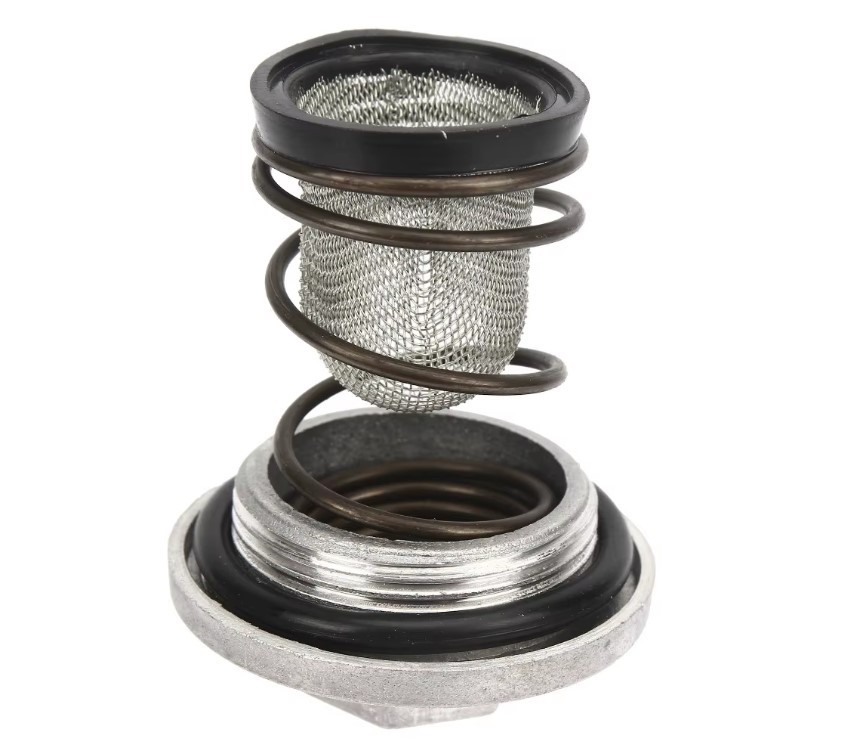 Tapón vaciado aceite con muelle y tamiz motor Scooter chino GY6