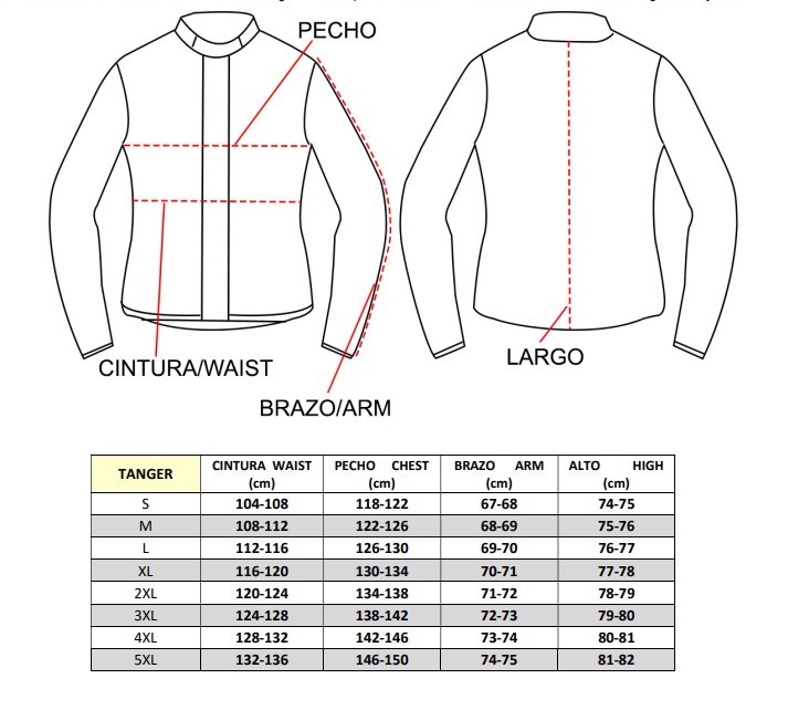 Chaqueta RAINERS TANGER FLUOR/NEGRA INVIERNO Impermeable 6