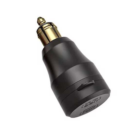 Adaptador impermeable QC3.0 USB para toma DIN motocicleta