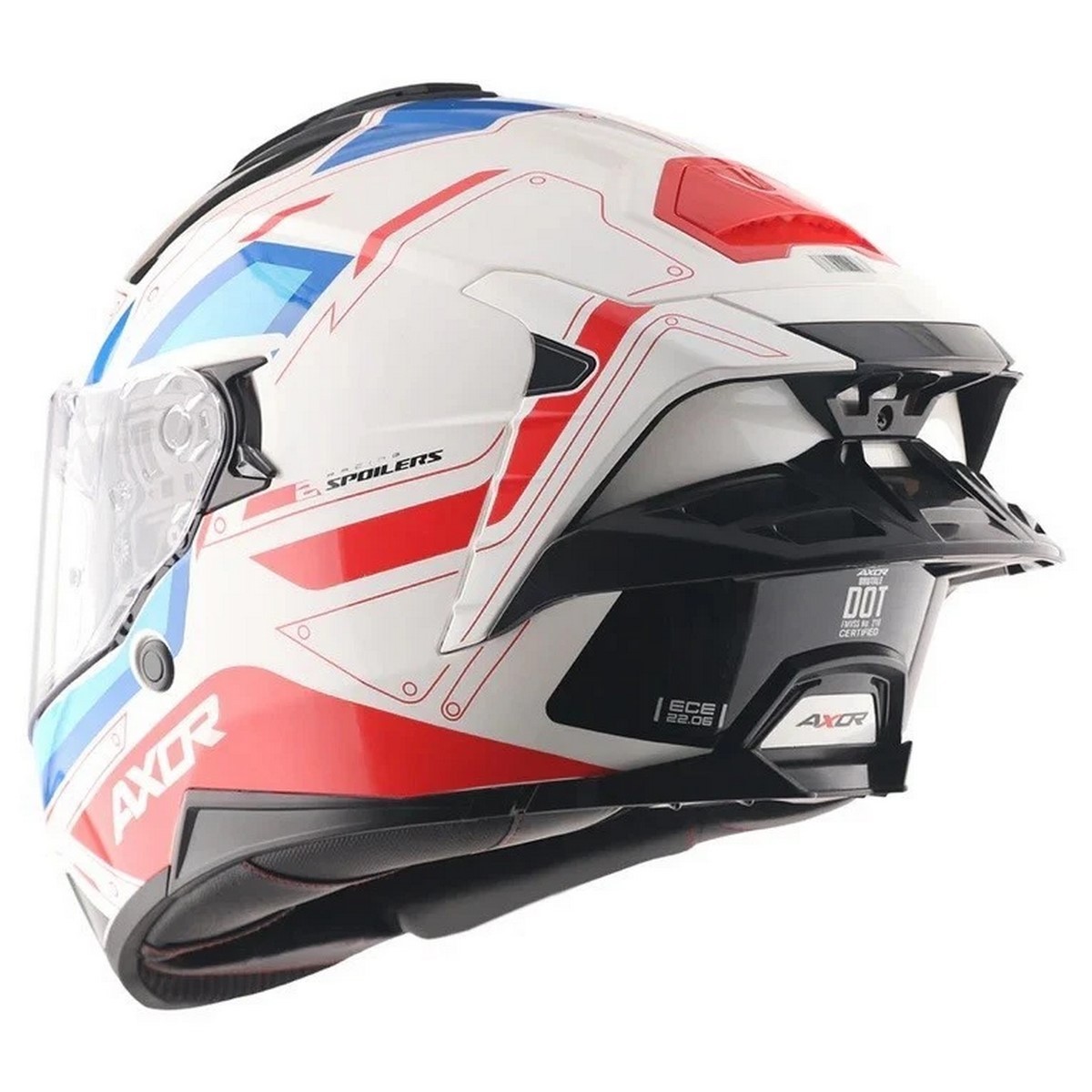 Casco AXOR Brutale diseño aerodinámico color Ryden