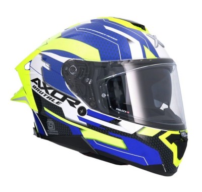 Casco AXOR BRUTALE PLEXUS Azul/Verde