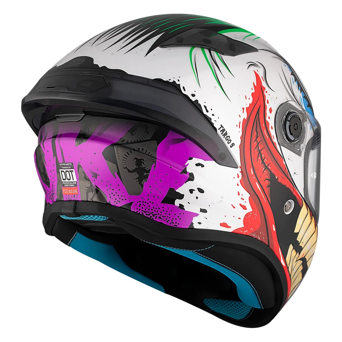 Casco Integral MT TARGO S JOKE A5 BRILLO 2