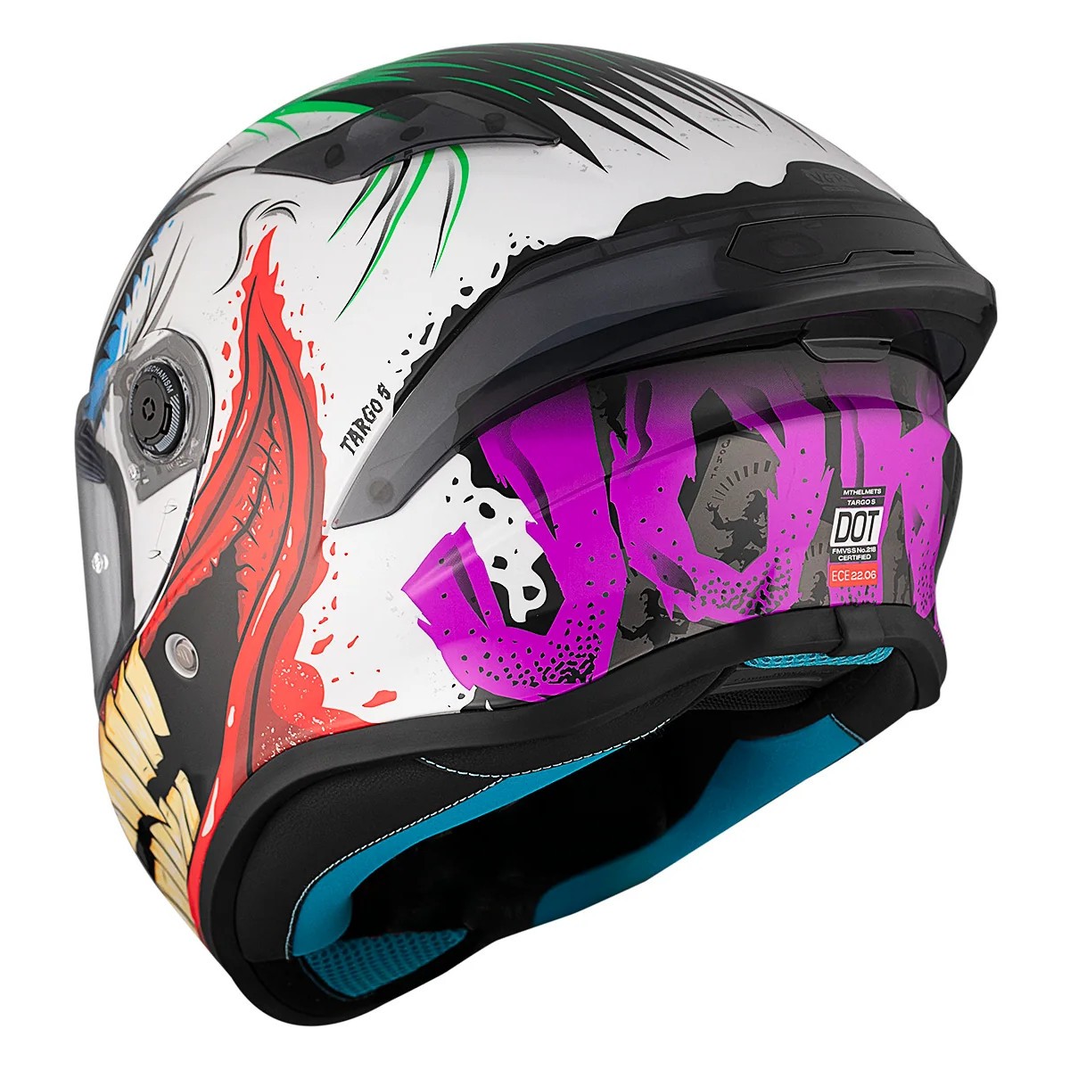 Casco Integral MT TARGO S JOKE A5 BRILLO 4