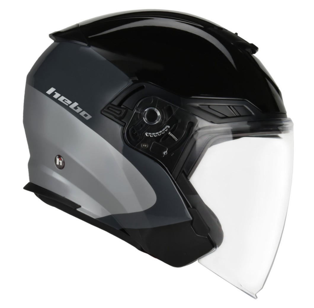 Casco HEBO G-263 TMX JET Gris