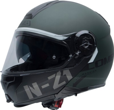 Casco NZI Combi 2 DUO FLYDECK Verde Mate