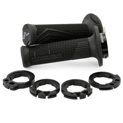 Componente de puños DOMINO D100 OFF ROAD D-LOCK Negro