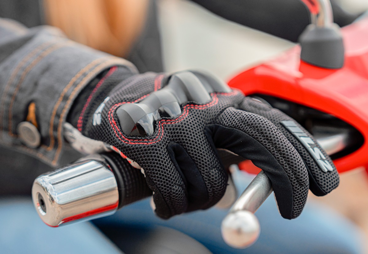 Guantes LS2 CHAKI Negro Verano