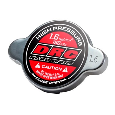 Tapón radiador DRC 1.6 bar sobre radiador de moto