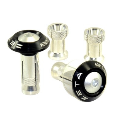 tapones extremos manillar zeta 29mm aluminio negro