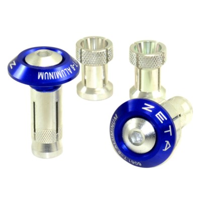 protección manillar aluminio zeta azul