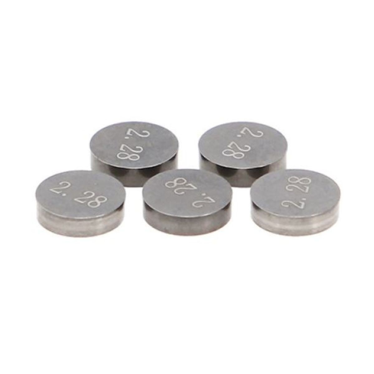 Pastilla de reglaje 8,9 mm diámetro y 2.28 mm de grosor para ajuste de válvulas
