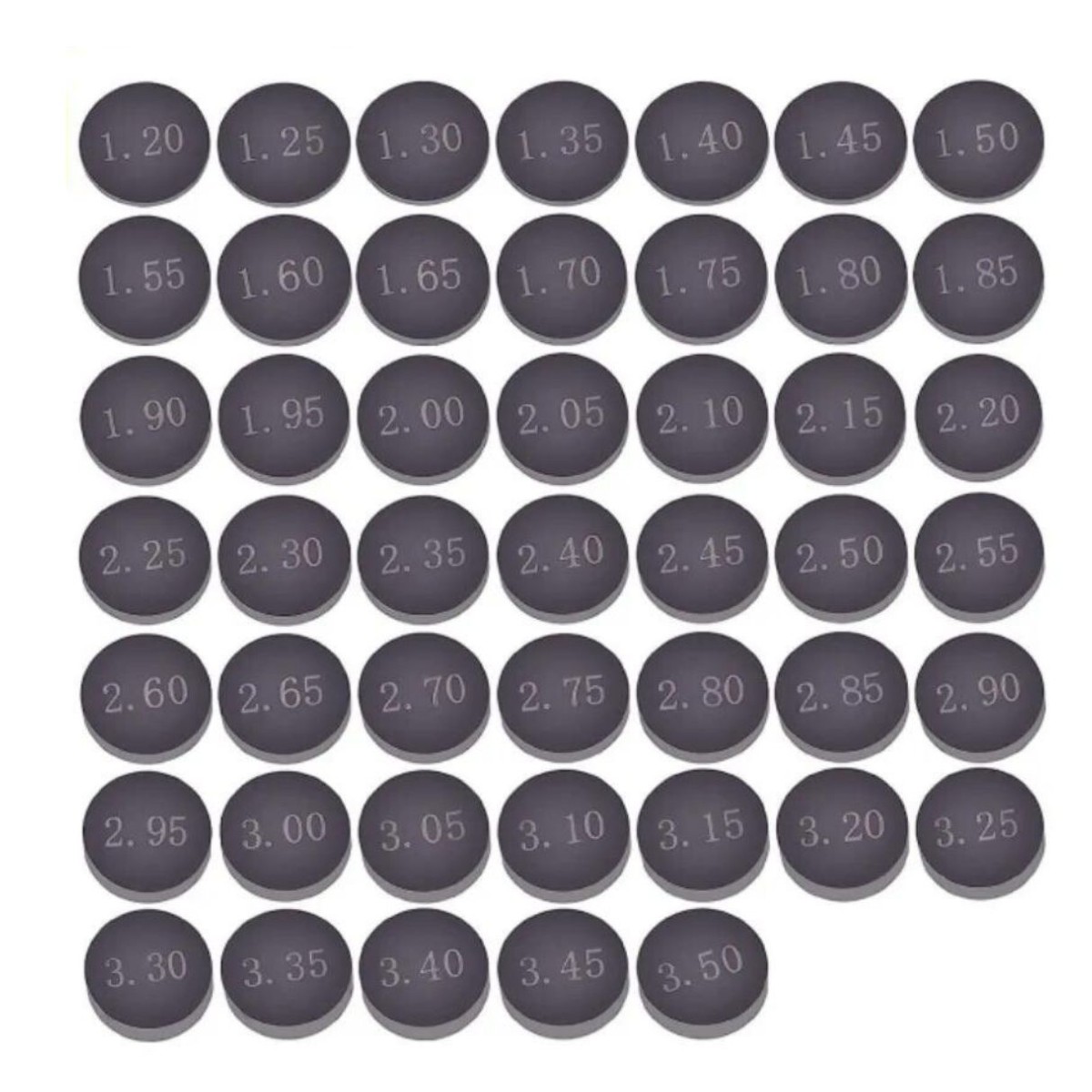 Kit Pastillas de reglaje de 9,5 mm 47 piezas 1