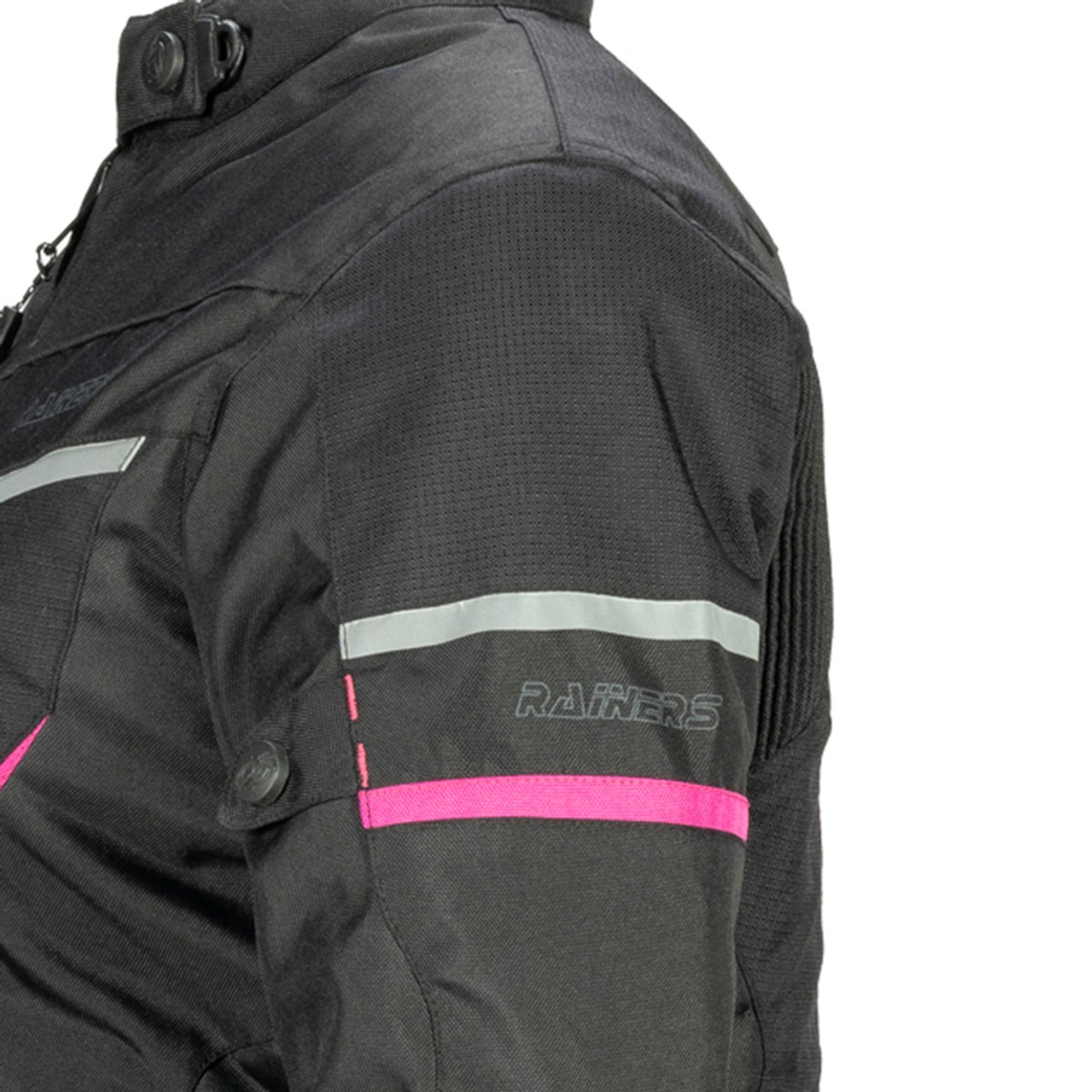 Chaqueta RAINERS ELECTRA-R NEGRA/ROSA MUJER Invierno impermeable 3
