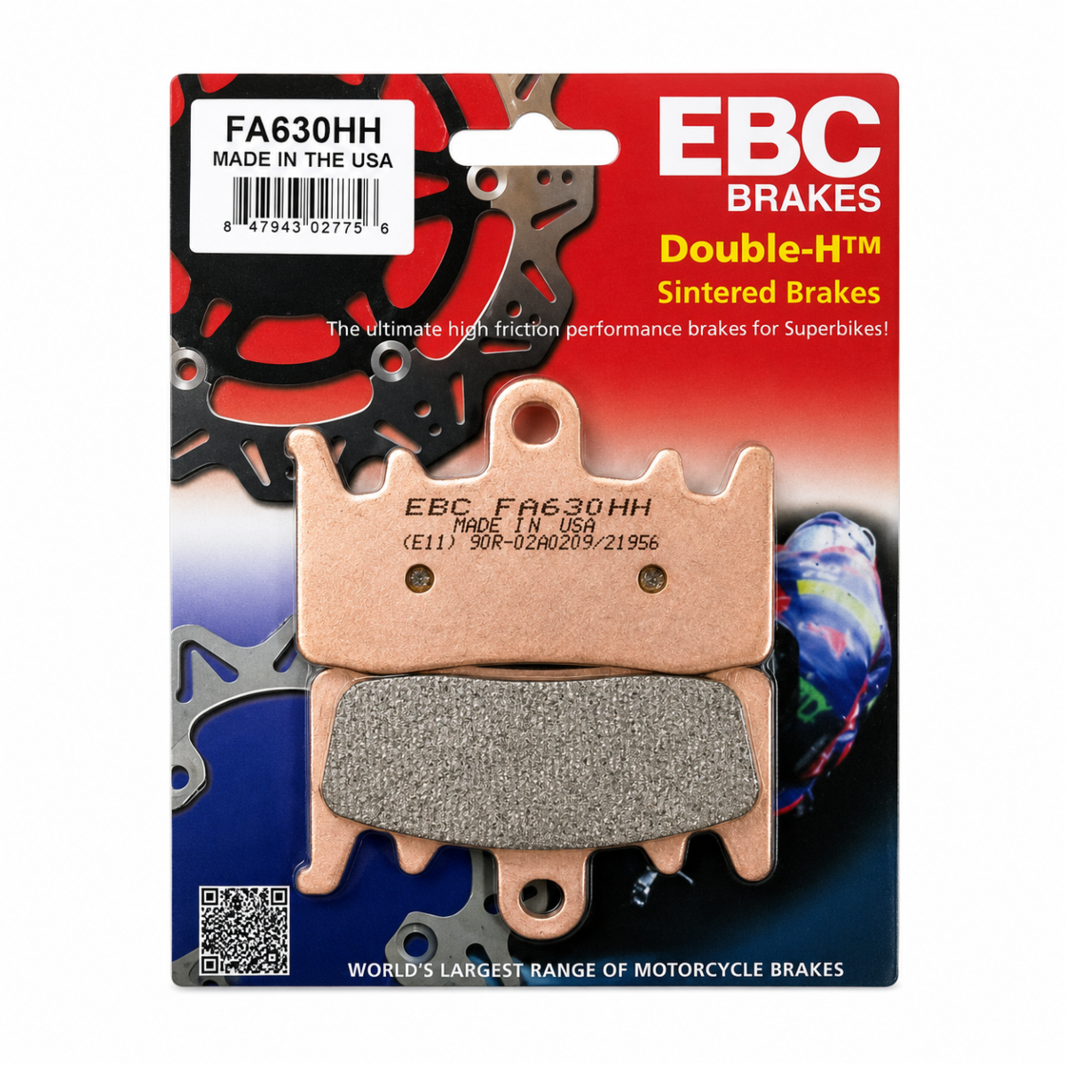 Pastillas freno EBC HH sinterizadas moto