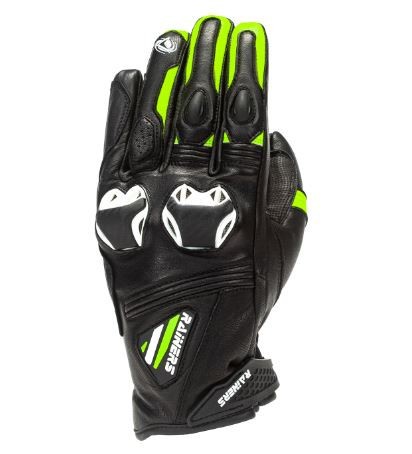 Guantes RAINERS FACER NEGROS RACING PIEL