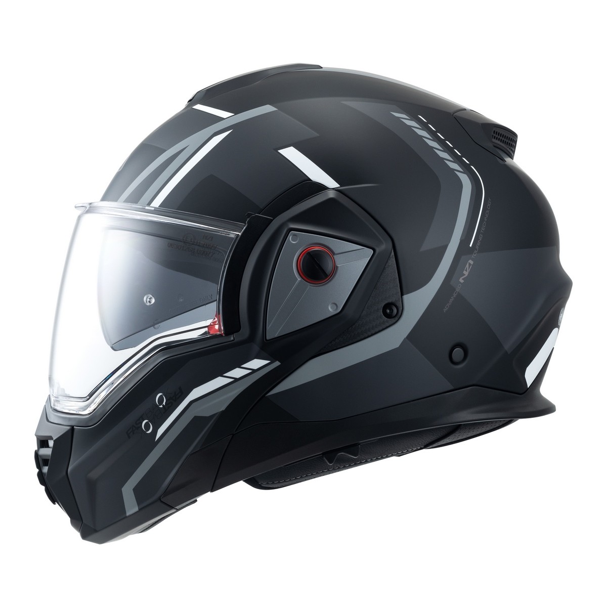 Casco modular NZI preparado para Pinlock e intercomunicador