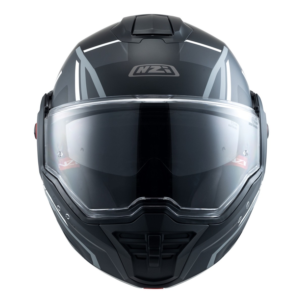Casco NZI FASTBACK DUO SHADOW Negro/Antracita MATE