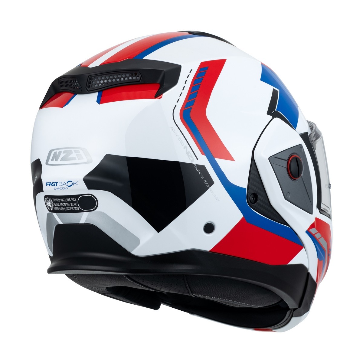 Casco modular NZI preparado para Pinlock e intercomunicador