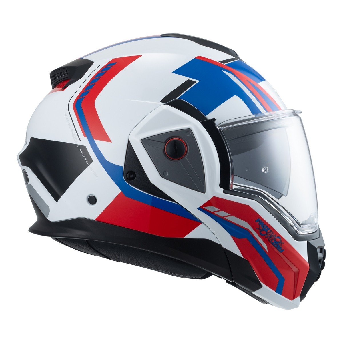 Casco de moto modular NZI Fastback Shadow touring