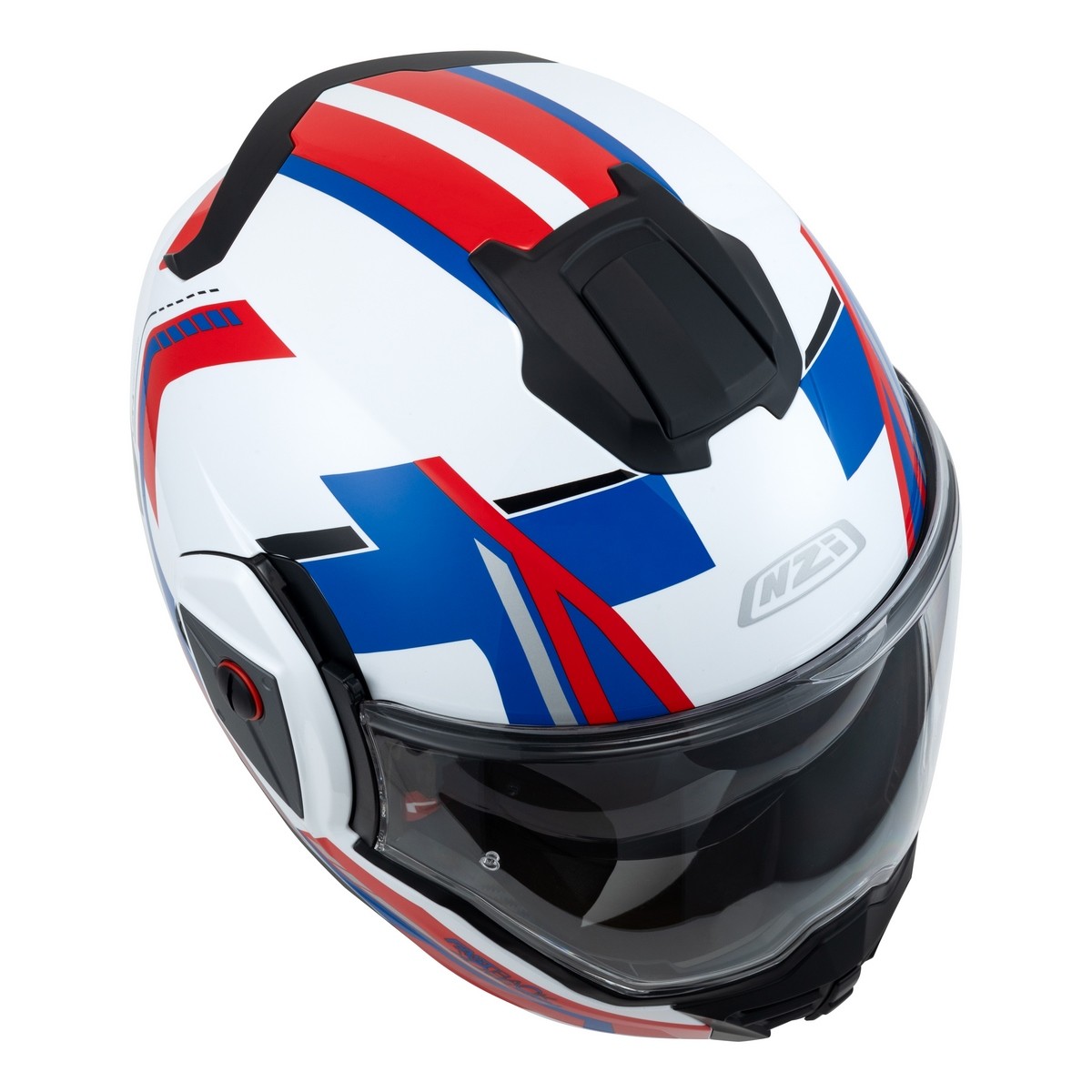 Casco abatible NZI Fastback Shadow multicolor para moto