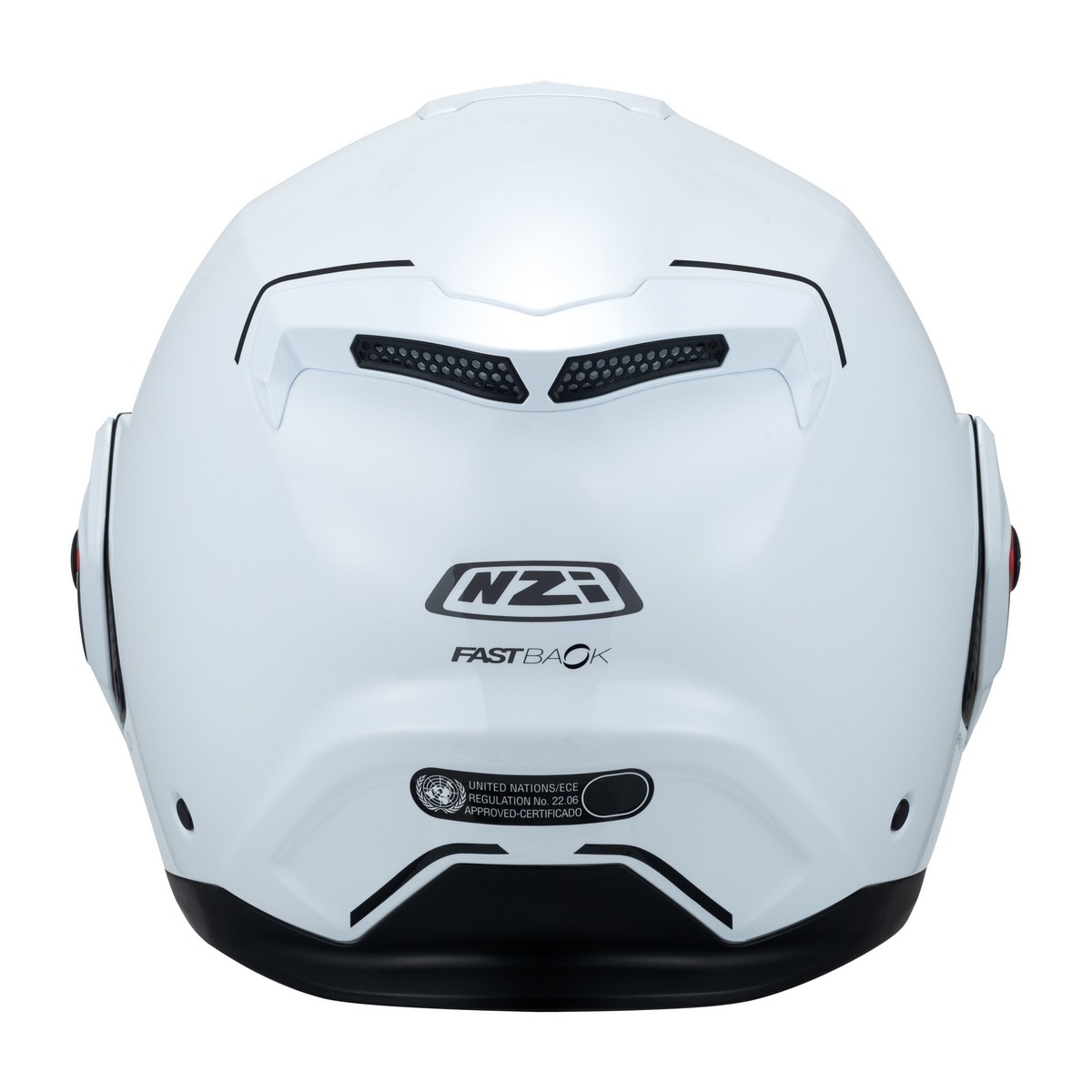 Casco modular moto NZI Fastback con visor solar interior