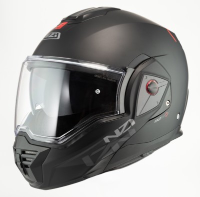 casco modular NZI Fastback abatible 180 grados negro