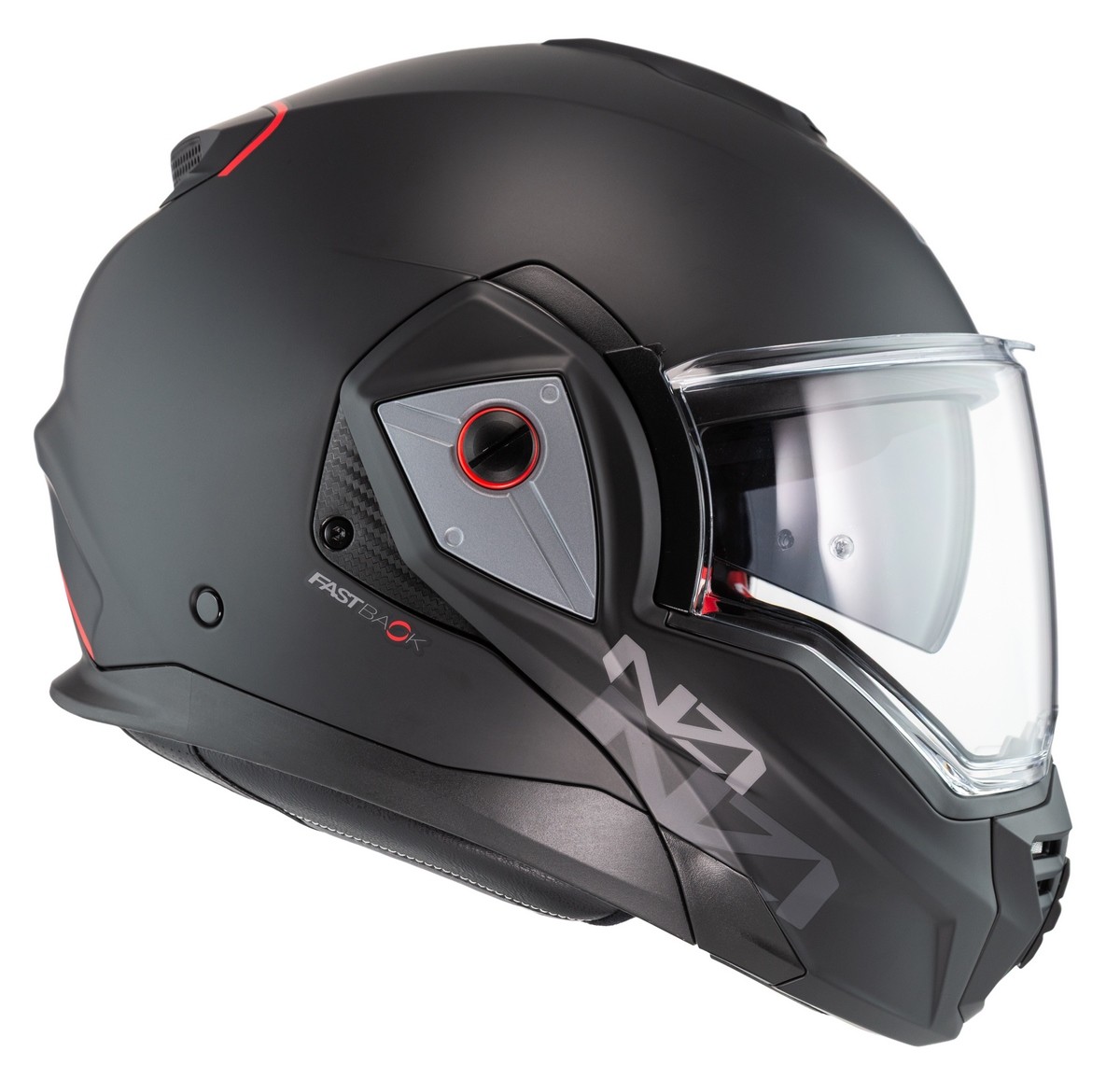 Casco NZI FASTBACK DUO SOLID Negro MATE