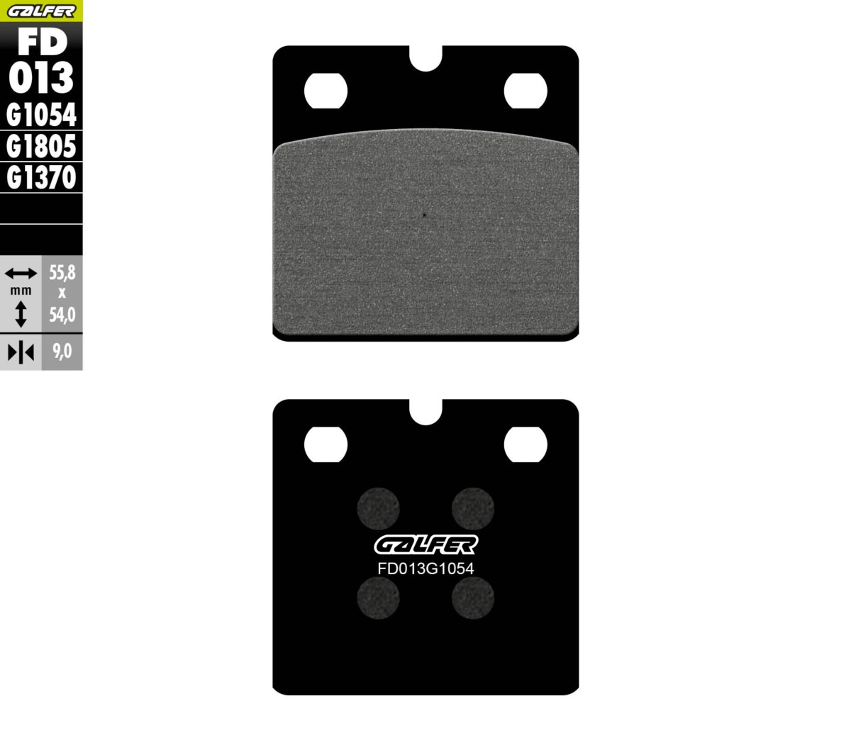 Pastillas de freno traseras para motos clásicas compatibles con BMW, Ducati, Moto Guzzi y más