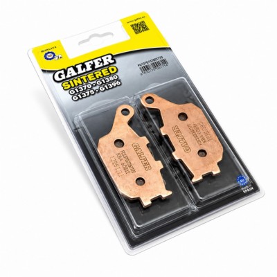 Pastillas de freno Galfer FD134G1371 sinterizadas para freno trasero según aplicación
