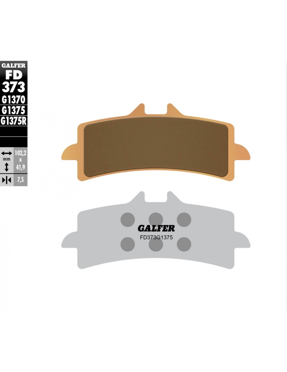 Pastillas de freno Galfer FD373G1375 Compuesto Sinter Sport