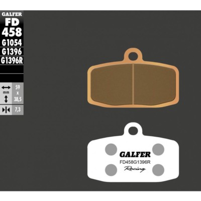 Pastillas de freno Galfer FD458G1396 Compuesto Sinter Off-Road