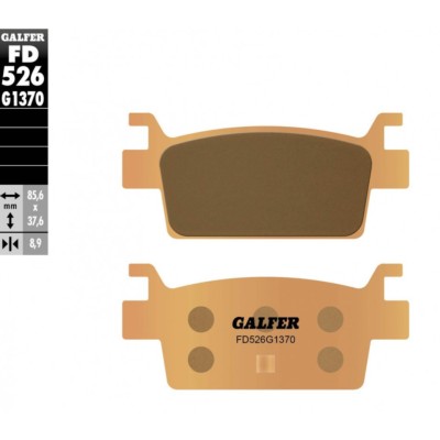 Pastillas de freno Galfer FD526G1370 Compuesto Semi Metal