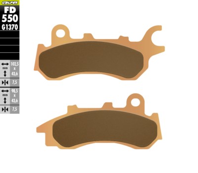 Pastillas de Freno GALFER Sinter Street G1370 para Honda CB 125 F 2017- Delantero