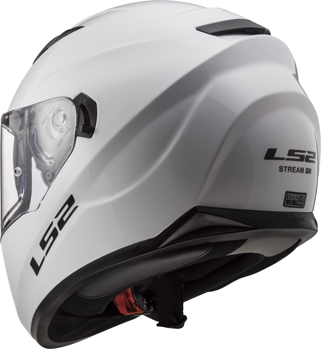 Casco LS2 FF320 STREAM EVO SOLID BLANCO 2