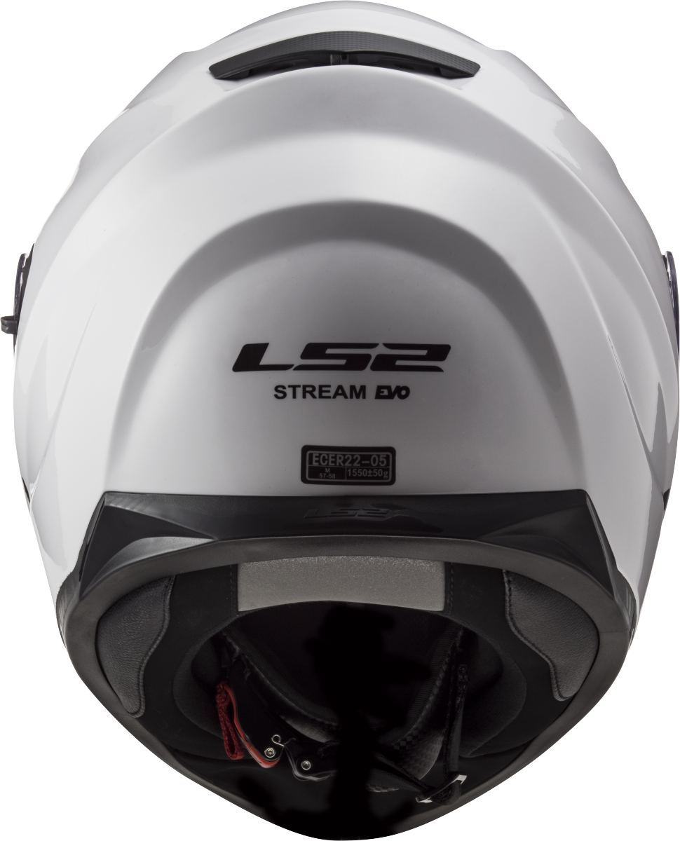 Casco LS2 FF320 STREAM EVO SOLID BLANCO 1