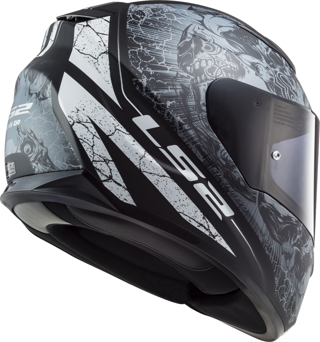 Casco LS2 FF320 STREAM EVO THRONE NEGRO MATE/TINANIO 1