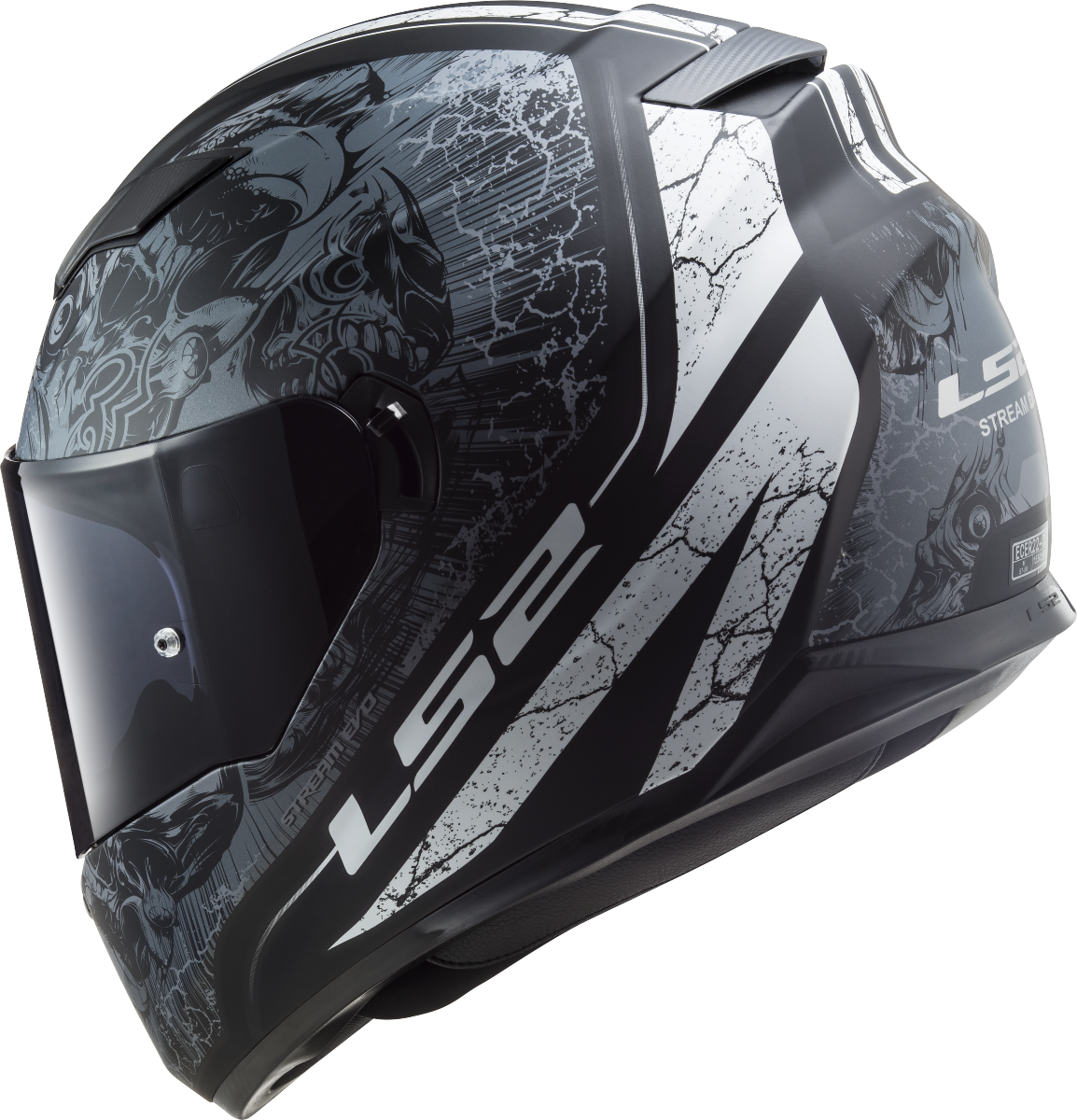 Casco LS2 FF320 STREAM EVO THRONE NEGRO MATE/TINANIO 3