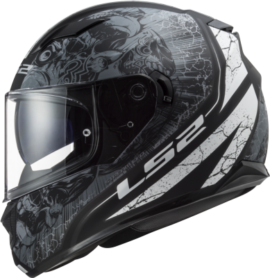 Casco LS2 FF320 STREAM EVO THRONE NEGRO MATE/TINANIO