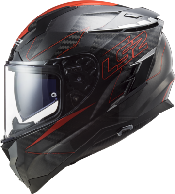 Casco LS2 FF327 CHALLENGER CARBONO FOLD CARBON/ROJO