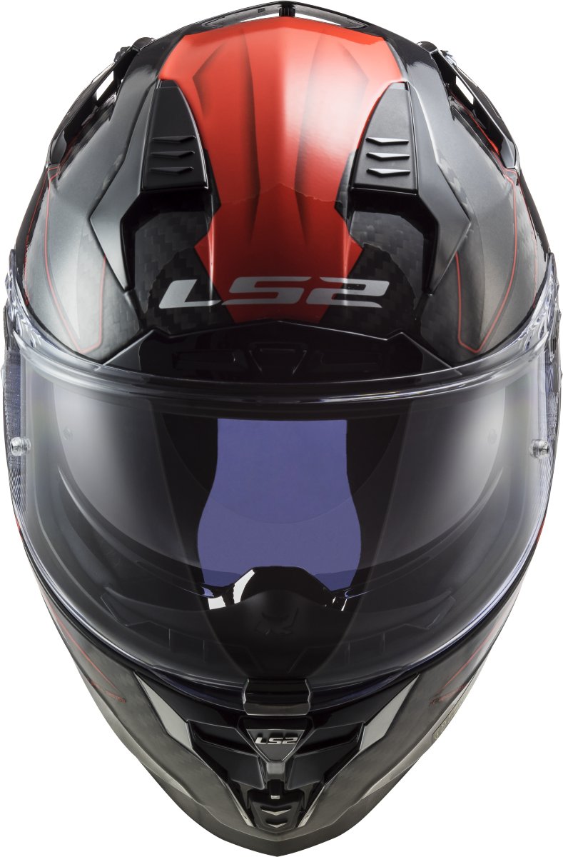 Casco LS2 FF327 CHALLENGER CARBONO FOLD CARBON/ROJO 3