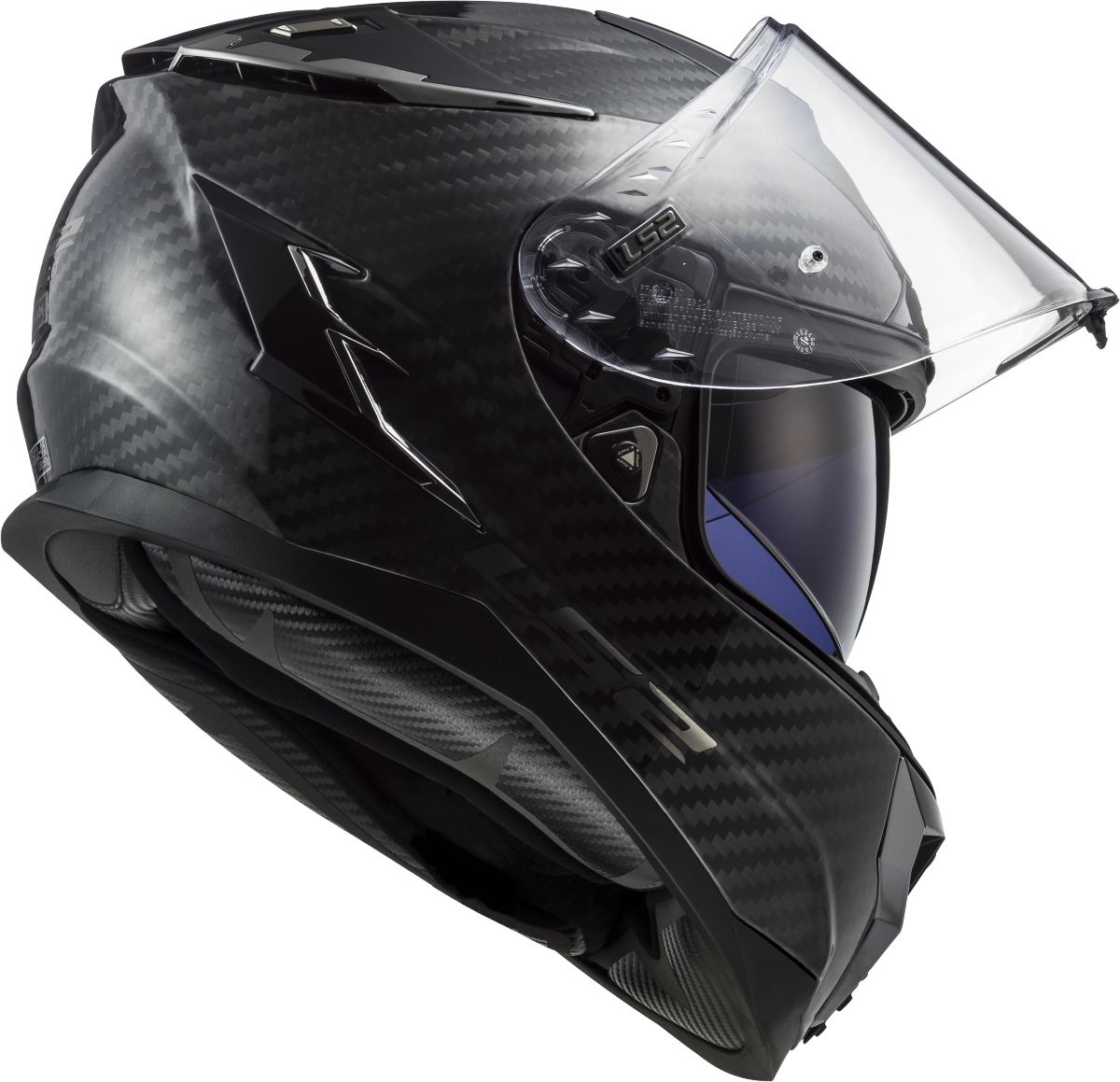 Casco LS2 FF327 CHALLENGER CARBONO SOLID CARBON 6